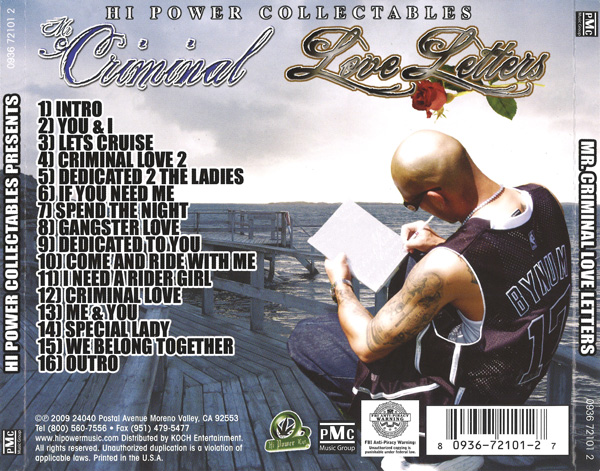 Mr. Criminal - Love Letters Chicano Rap